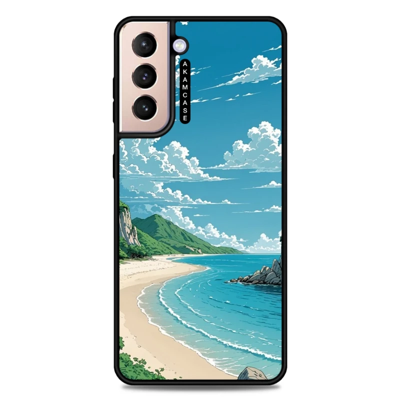 کاور آکام مدل AMC-WSGS21P-NATURE-20 مناسب برای گوشی موبایل سامسونگ Galaxy S21 Plus