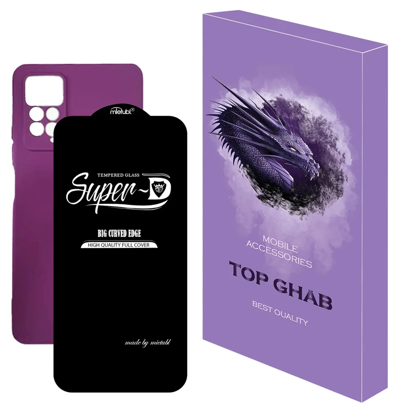 کاور تاپ قاب مدل 2SDL مناسب برای گوشی موبایل شیائومی Redmi Note 11 Pro به همراه محافظ صفحه نمایش