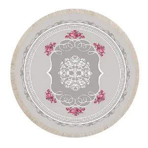 فرش پارچه ای مدل دایره کد 11163