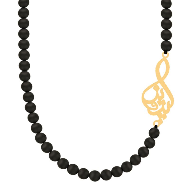 گردنبند طلا 18 عیار زنانه کرابو طرح پروین مدل Kr71979 - - 1