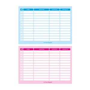 کاغذ یادداشت کیوتی مدل ست word بسته 60 عددی