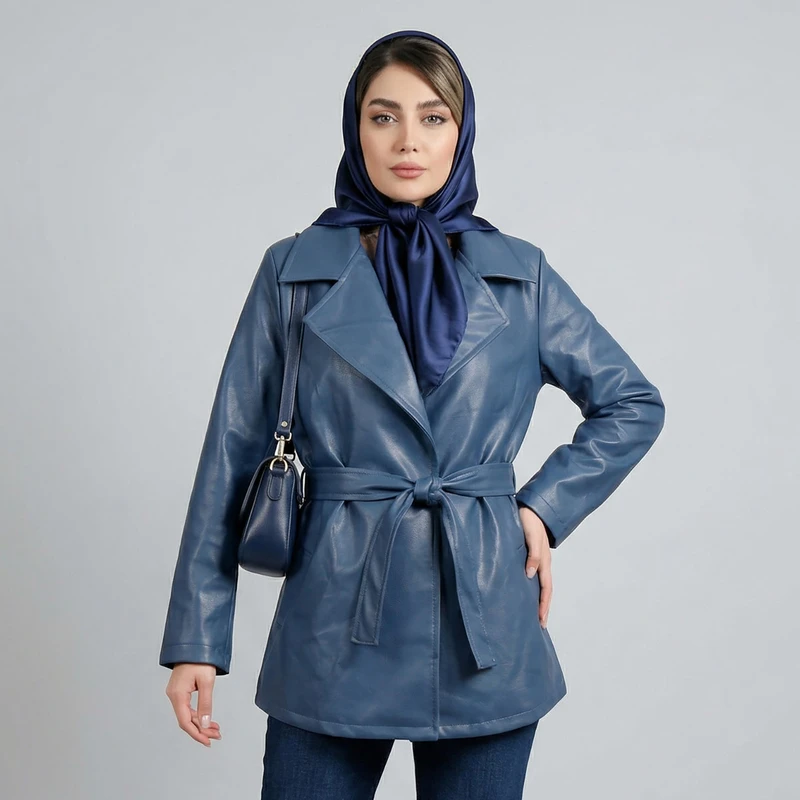 کت چرم زنانه السانا مدل جانیس کد 2411