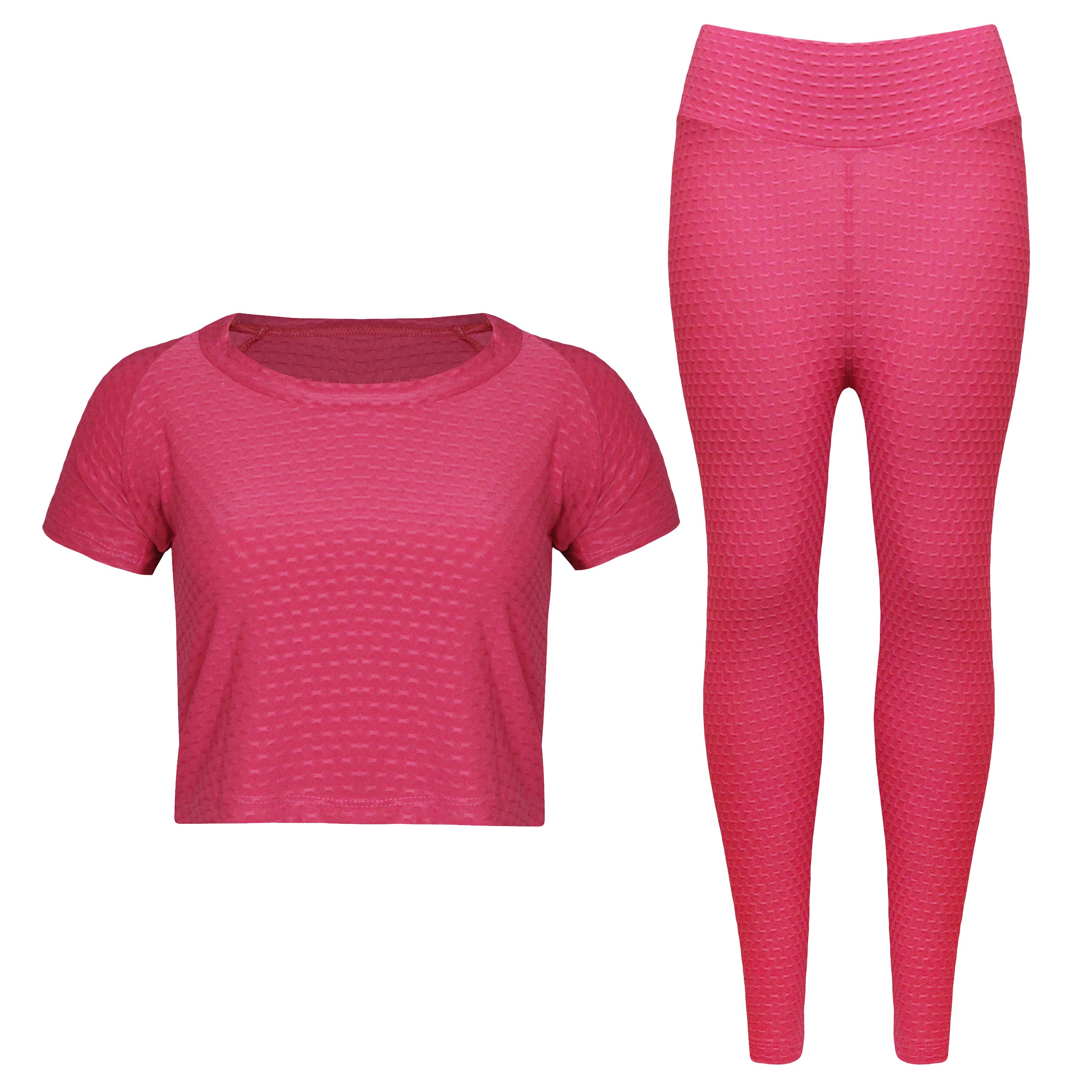 ست تی شرت و لگینگ ورزشی زنانه ماییلدا مدل 4348-6743 رنگ صورتی -  - 1