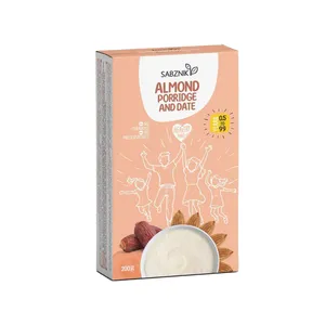 غذای کودک حریره بادام و خرما سبز نیک - 200 گرم مناسب برای سن 6 ماه