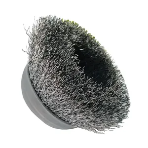 فرچه سیمی کاسه ای صنعت براش مدل RO - 1 سایز 100 میلی متر 