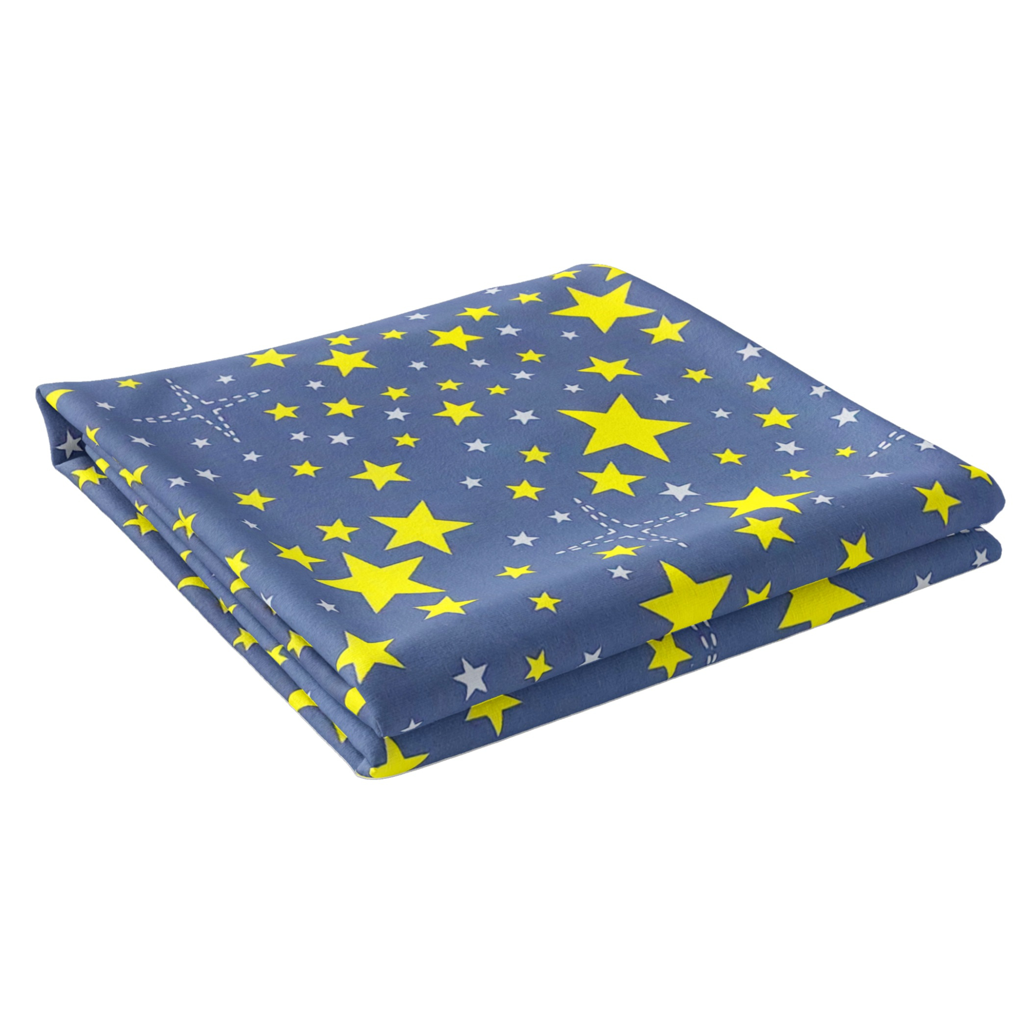 ملحفه مدل روانداز طرح ستاره یک نفره سایز 140×200 سانتی متر