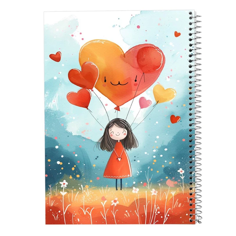 دفتر شطرنجی 50 برگ مدوپد طرح دخترانه کد DF15843