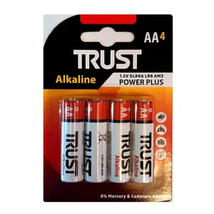 باتری قلمی  تراست مدل GLR6A Lr6 AM3 بسته 4 عددی