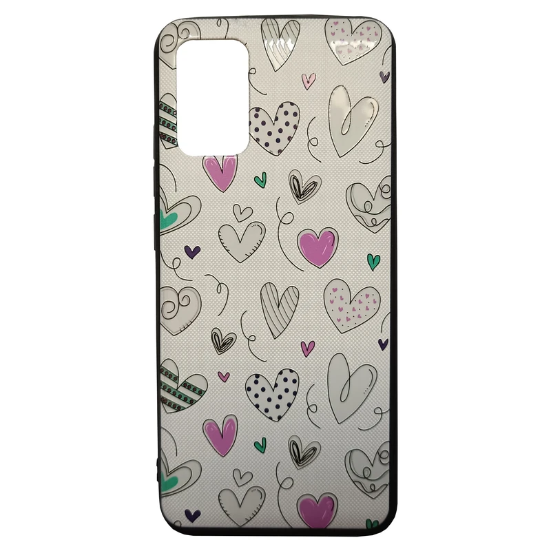 کاور مدل فانتزی کد A-039 طرح قلبی مناسب برای گوشی موبایل سامسونگ Galaxy A02S