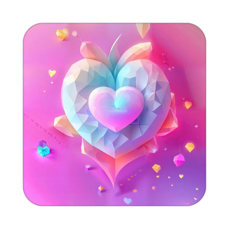 زیر لیوانی کاکتی مدل عاشقانه کد mp11322