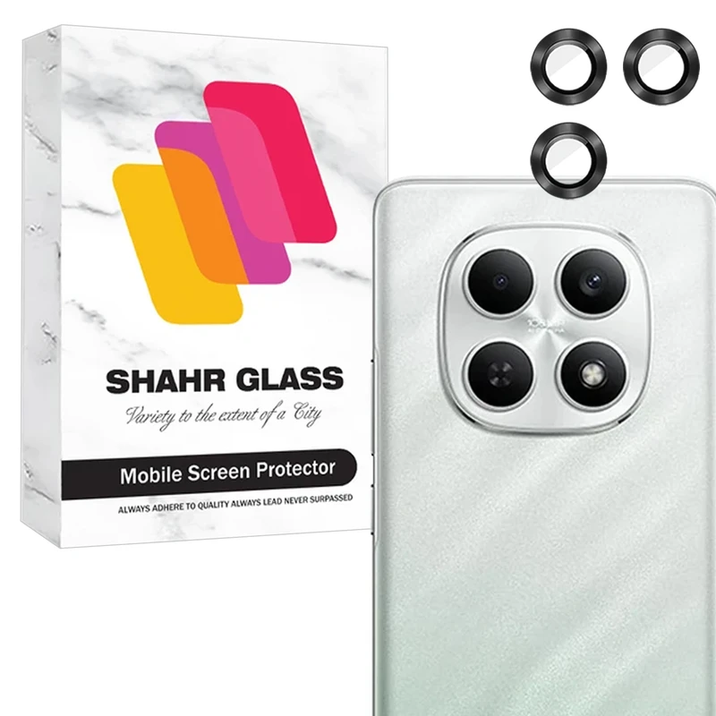 محافظ لنز دوربین شیشه‌ای شهر گلس مدل RINS20 مناسب برای گوشی موبایل شیائومی Redmi Note 15 4G