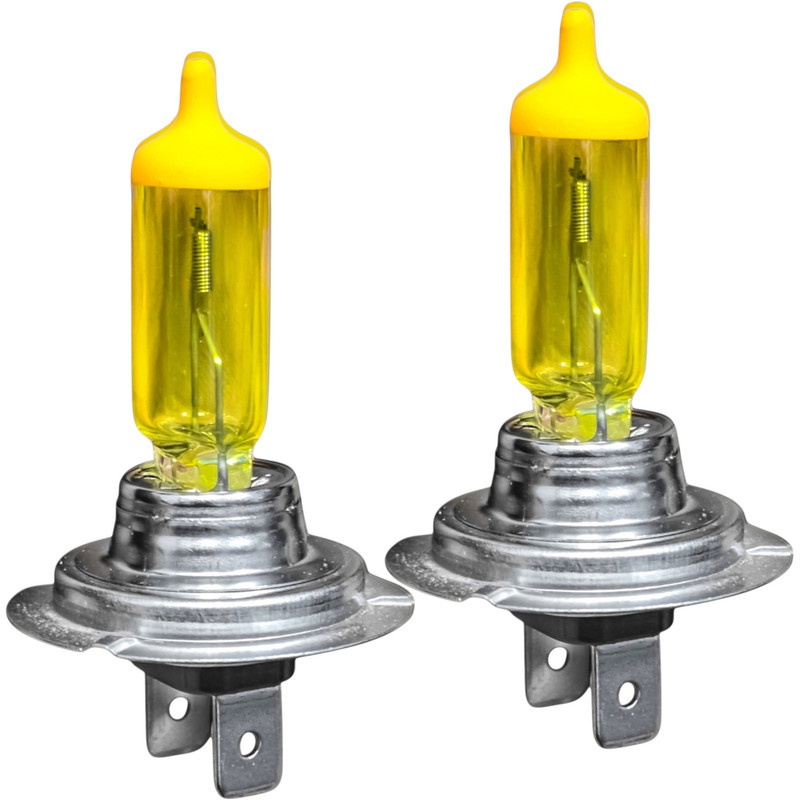 لامپ نور پایین چراغ جلو خودرو تک حالته فورس مدل Limo.YLW کد 100W پایه H7 مناسب برای پراید ۱۱۱ و پراید ۱۳۲ بسته ۲ عددی