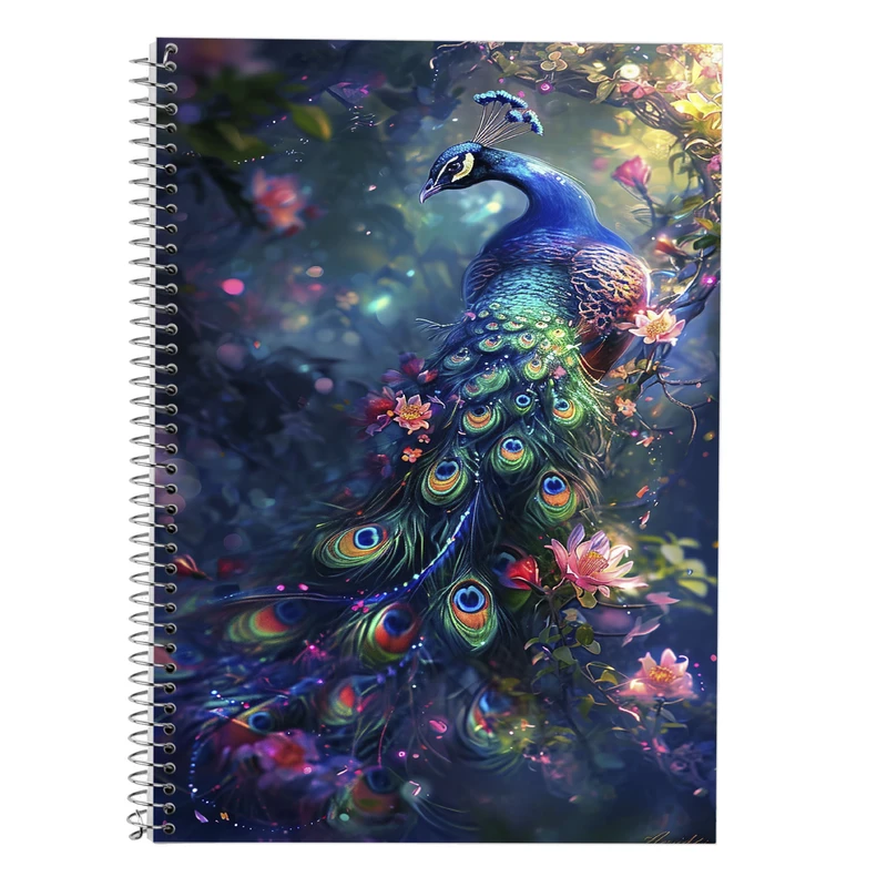 دفتر زبان 50 برگ مدوپد مدل دو خط طرح فانتزی کد DF14412