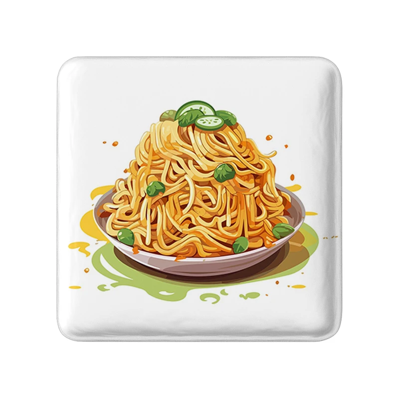 پیکسل خندالو طرح پاستا Pasta مدل مربعی کد 31076