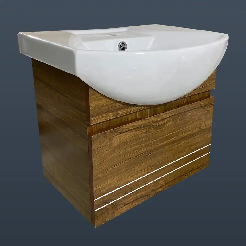 ست کابینت و روشویی مدل N20W به همراه آینه