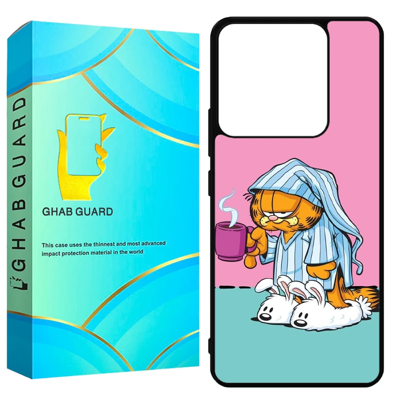 کاور قاب گارد طرح گارفیلد مدل GN144 مناسب برای گوشی موبایل شیائومی Redmi Note 14 4G