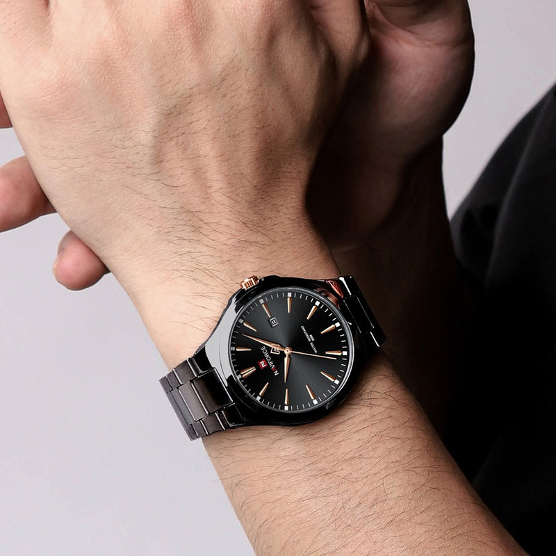 ساعت مچی عقربهای مردانه نیوی فورس مدل NF9214BB ساعت مچی عقربهای مردانه نیوی فورس مدل NF9214BB