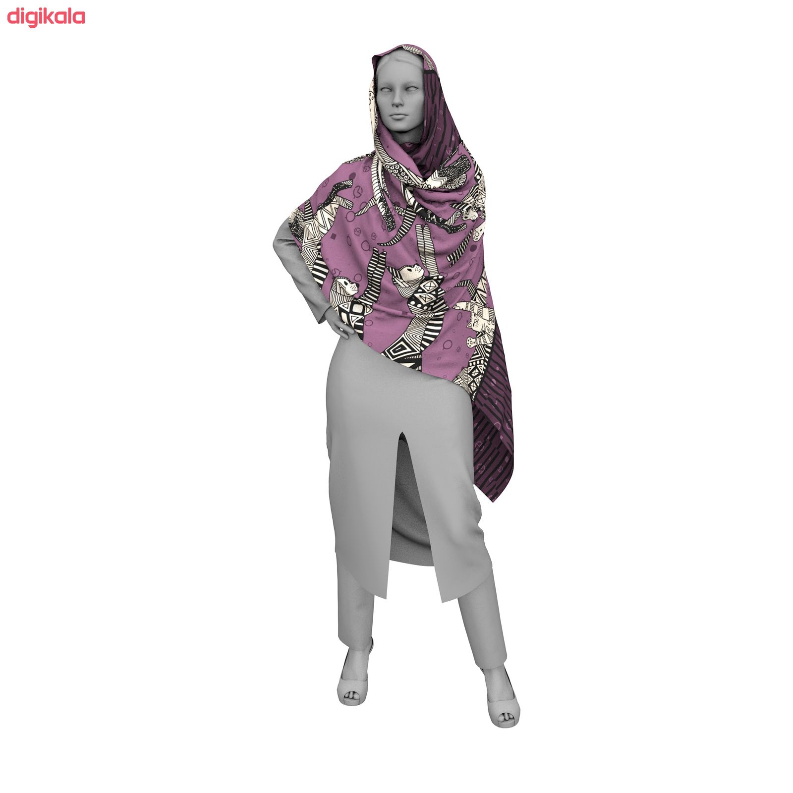 شال زنانه مدل S00058 main 1 2