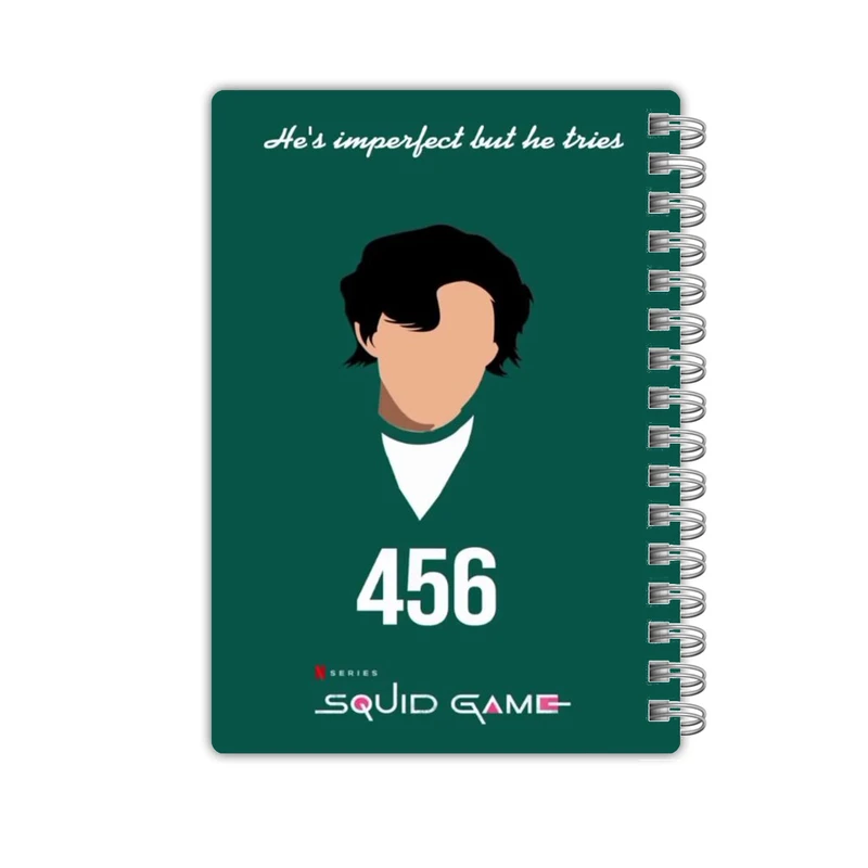 دفترچه یادداشت 50 برگ مدل Squid Game کد 2228