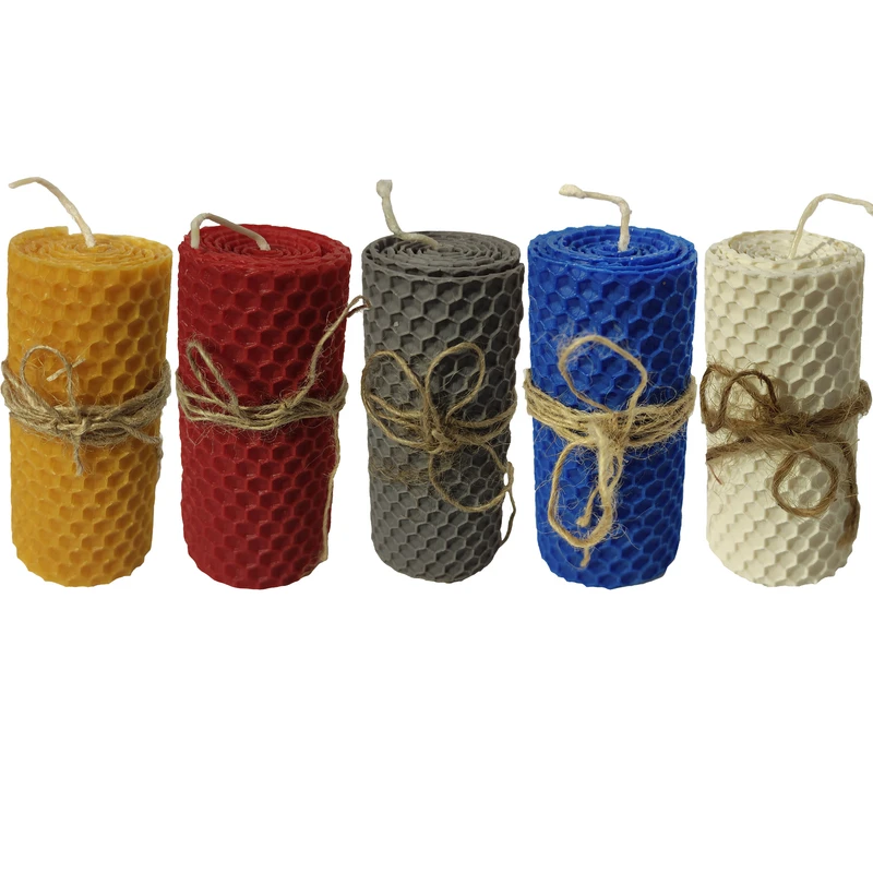 شمع بیزوکس مدل honey بسته 5 عددی