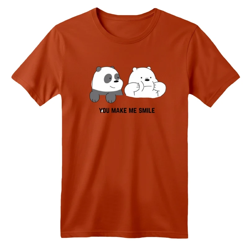 تی شرت آستین کوتاه بچگانه مدل دو خرس