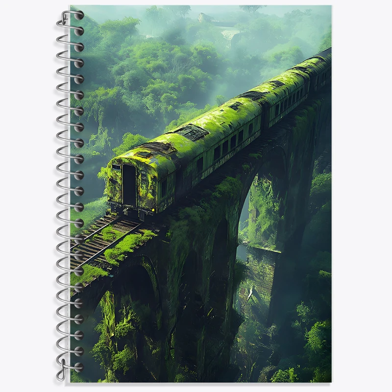 دفتر نت موسیقی 50 برگ خندالو طرح قطار کد F6609