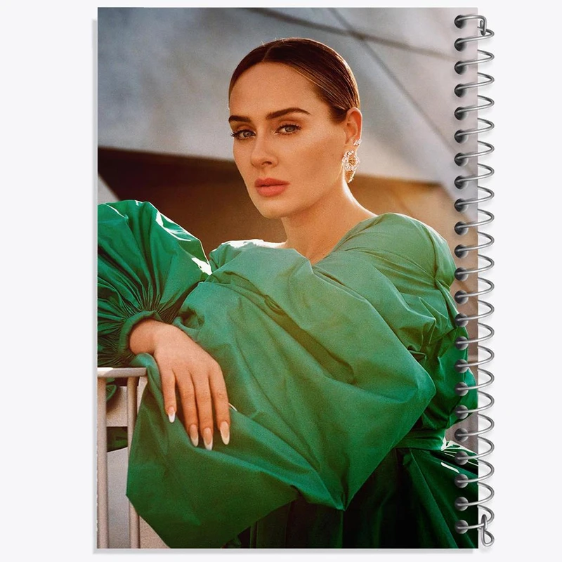 دفتر مشق 50 برگ خندالو مدل ادل Adele کد 18993