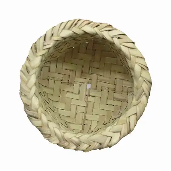 گلدان حصیری مدل لبه دار کد T10