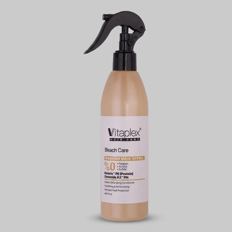 اسپری حالت دهنده مو با قدرت حفظ حالت مو 2 ویتاپلکس مدل Bleach Care 03 مناسب مو رنگ شده و آسیب دیده حجم 300 میلی لیتر