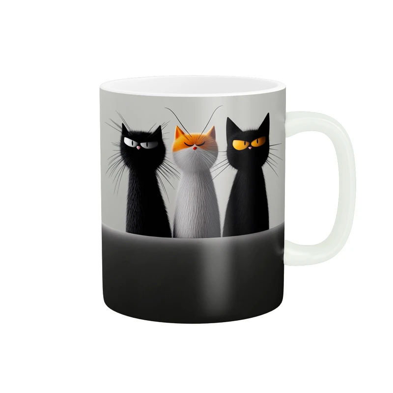 ماگ پاد آفرین طرح گربه بامزه  کد 4316