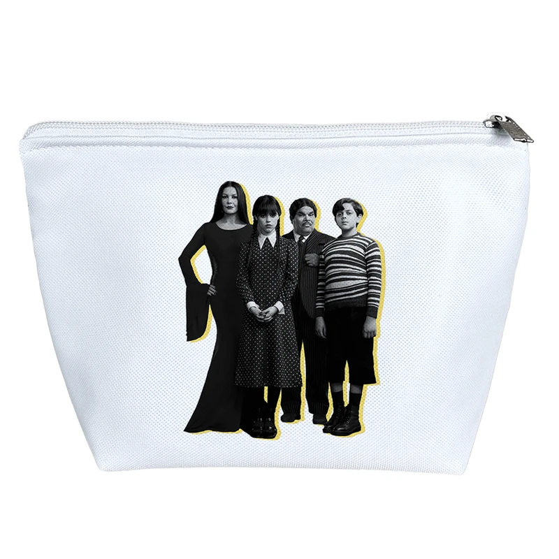 کیف لوازم آرایش دخترانه خندالو مدل خانواده آدامز سریال ونزدی کد 2044