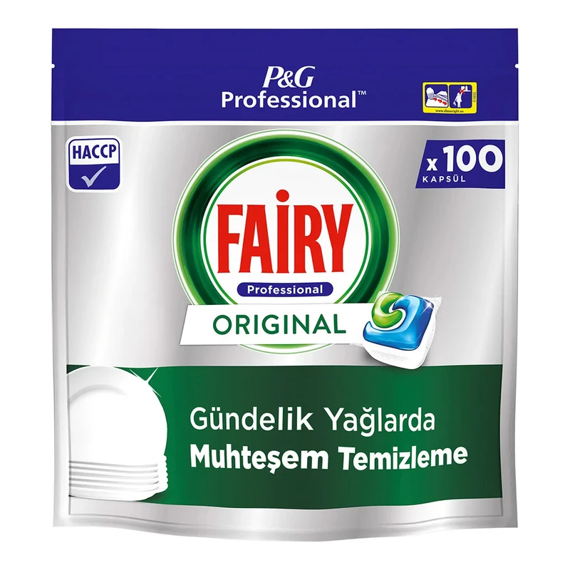 قرص ماشین ظرفشویی فیری مدل Gundelik بسته 100 عددی