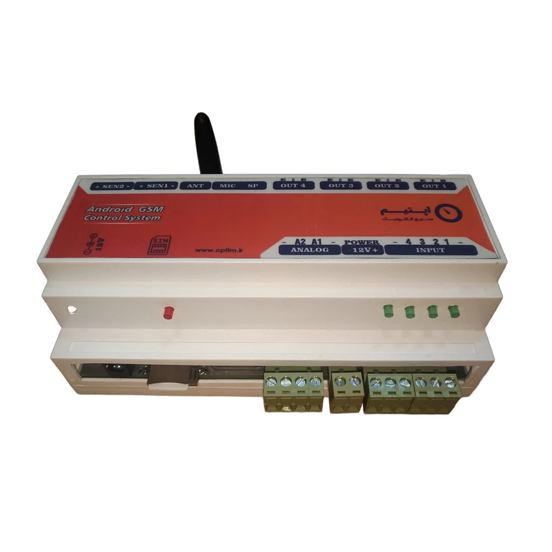 عکس شماره 4 : مرکز کنترل پیامکی اپتیم مدل db160