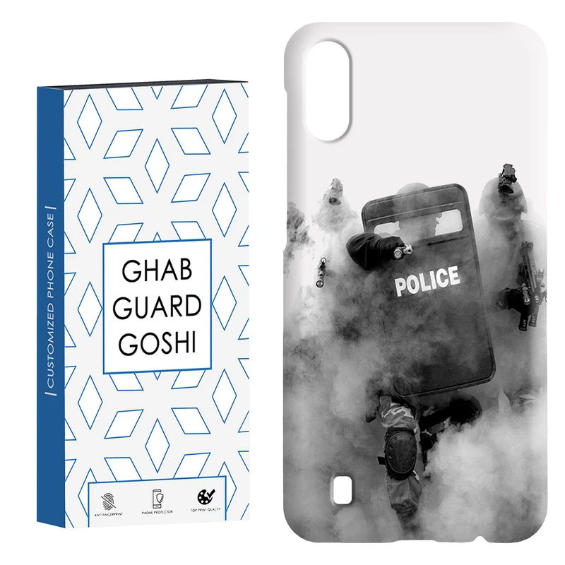 کاور قاب گارد گوشی طرح police کد Dimo-136 مناسب برای گوشی موبایل سامسونگ Galaxy M10