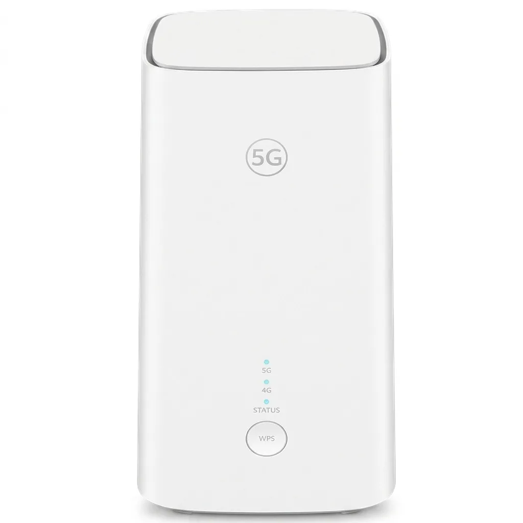 مودم 5G رومیزی هوآوی مدل H155-381 CPE5 با پشتیبانی از Wi-Fi 6، سرعت دانلود 4.67 گیگابیت بر ثانیه، آپلود 3.74 گیگابیت بر ثانیه، پوشش دو باند فرکانسی 2.4 و 5 گیگاهرتز، قابلیت اتصال تا 64 کاربر به صورت همزمان، مناسب استفاده گیمینگ، اداری و خانگی