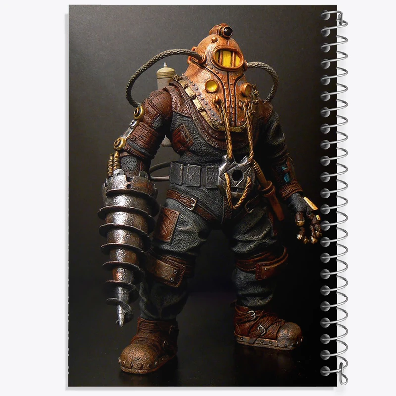 دفتر نقاشی 50 برگ خندالو طرح بازی بایوشاک (Bioshock) کد 31325