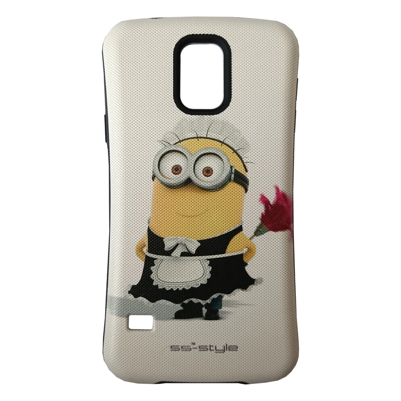کاور مدل 360 درجه ضد ضربه کد 9-0 طرح مینیون ها مناسب برای گوشی موبایل سامسونگ Galaxy S5