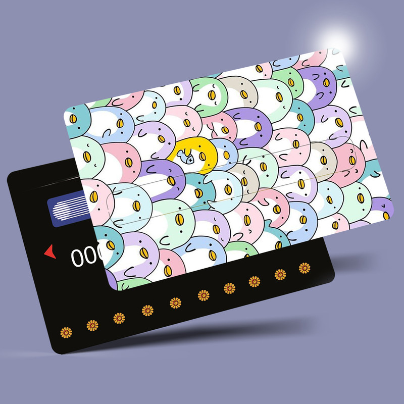 استیکر کارت مدل پنگوئن کد aan09