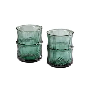 لیوان مدل  برگ بامبو LOVWISH مجموعه 2 عددی