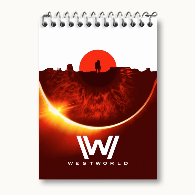 دفتر یادداشت 50 برگ خندالو مدل سریال وست ورلد West World کد 10203