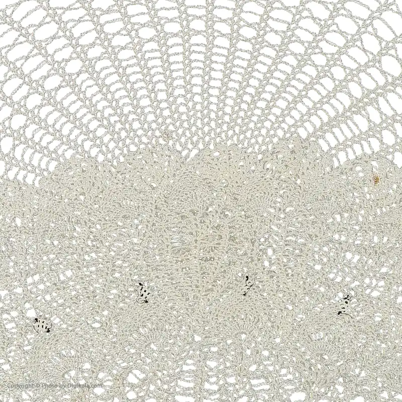 رومیزی قلاب بافی زینتی کد 001