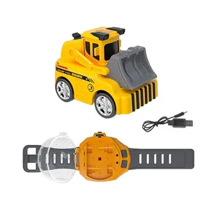 ماشین بازی کنترلی مدل مینی بولدوزر طرح ساعتی شارژی کد F19A-350 مجموعه 3 عددی