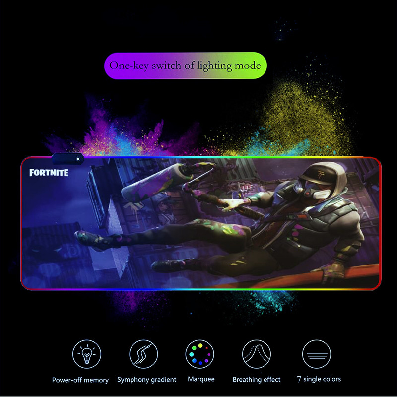ماوس پد مخصوص بازی مدل RGB-10 2