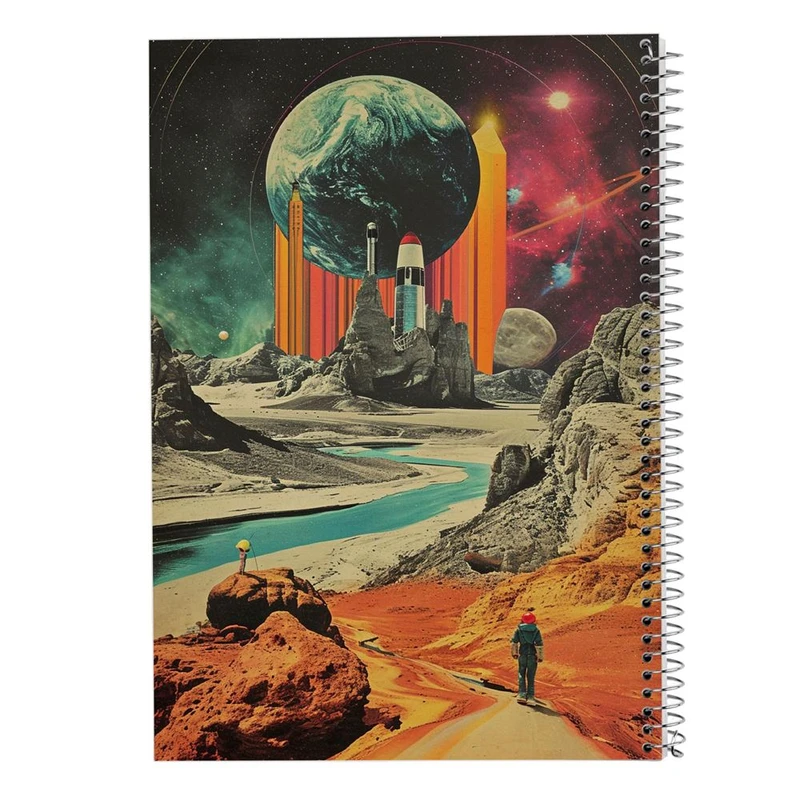 دفتر لیست خرید 50 برگ مدوپد مدل فضا کد DF15105