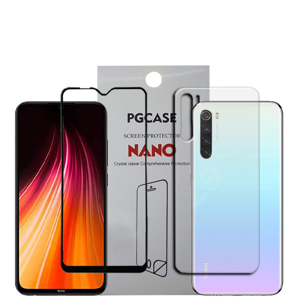 محافظ صفحه نمایش سرامیکی مدل Star Max مناسب برای گوشی موبایل شیائومی Redmi Note 8 به همراه محافظ پشت گوشی