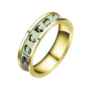 انگشتر ناکسیگو مدل شب تاب طرح آرایشگری کد RT15241