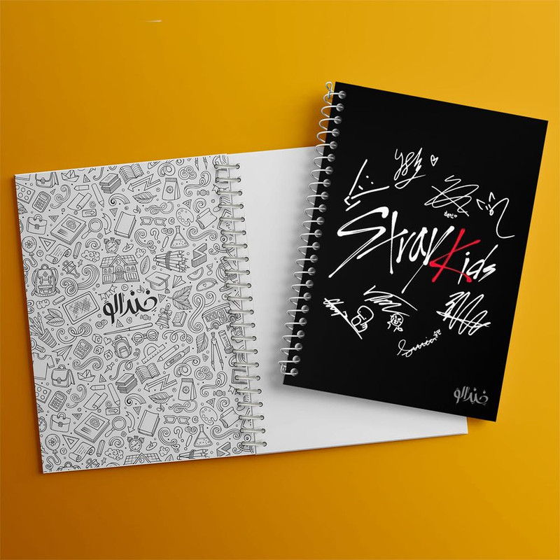 دفتر مشق 100 برگ خندالو طرح گروه استری کیدز Stary Kids کد 16925