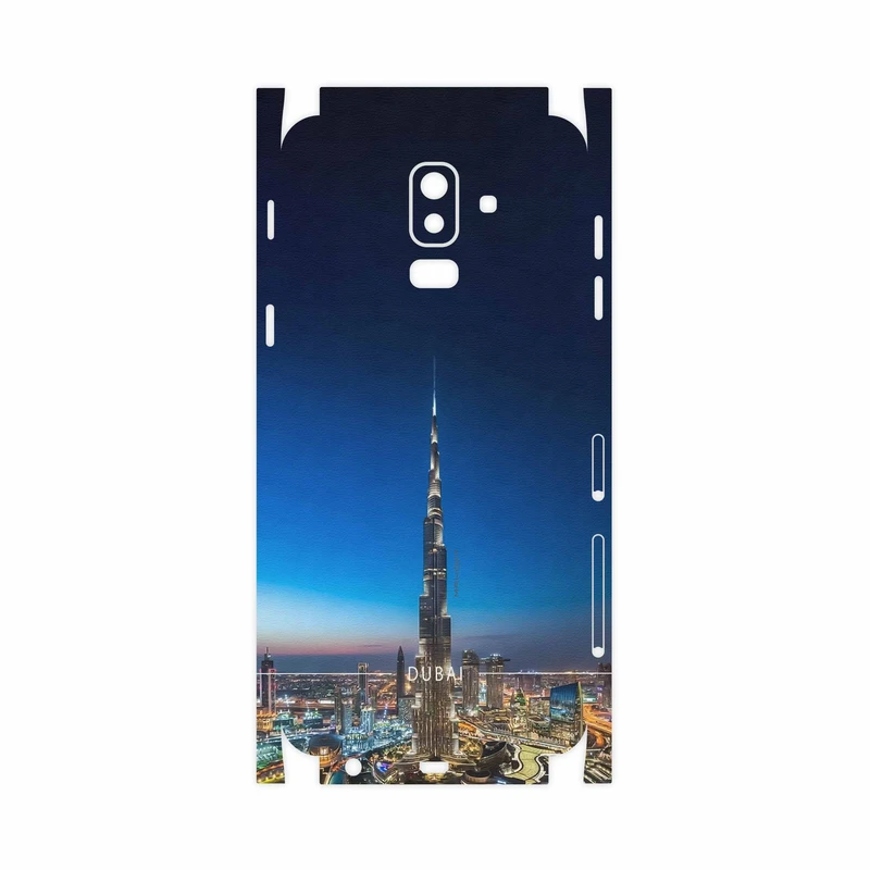 برچسب پوششی ماهوت مدل Dubai City-FullSkin مناسب برای گوشی موبایل سامسونگ Galaxy J8