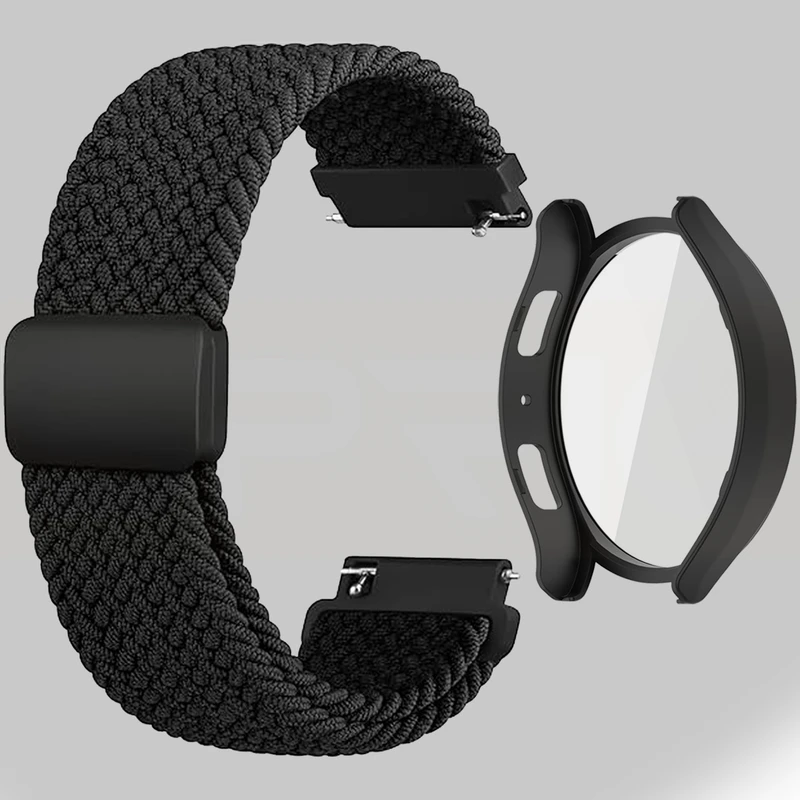 بند اسپریگ مدل MAG Braided GU مناسب برای ساعت هوشمند سامسونگ Galaxy Watch 4 40mm به همراه کاور