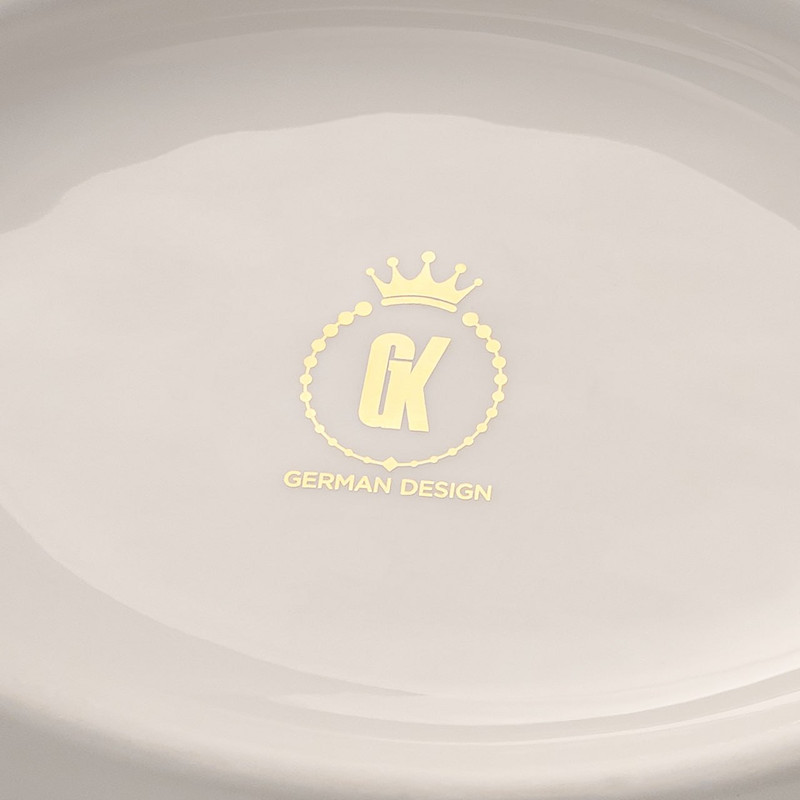 بشقاب پلوخوری گلدکیش طرح آرنیکا کد GK801127 مجموعه 6 عددی
